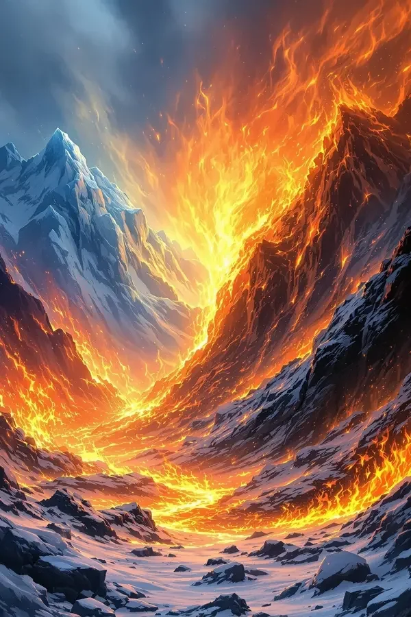 烈焰之翼 奇幻电影海报